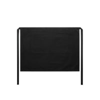 1083 carrie half apron black