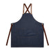 1084 denim apron indigo