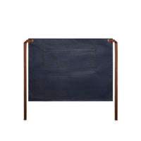 1085 denim half apron indigo