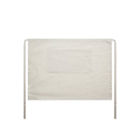 1087 linen half apron natural