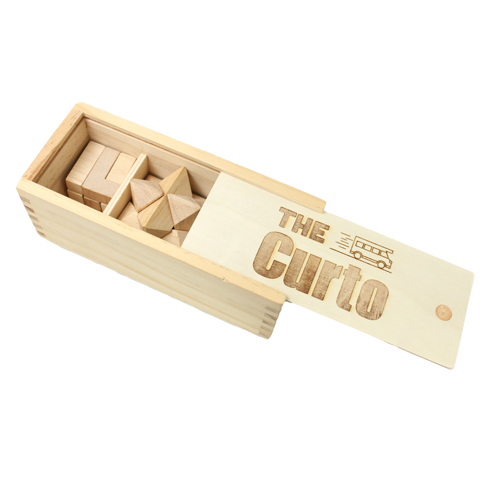 Brainiac 3-Piece Wooden Brain Teaser Set