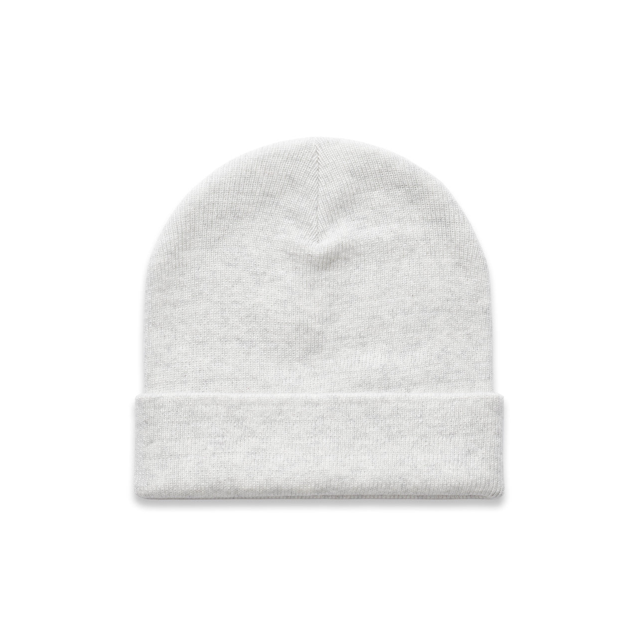 1107 cuff beanie white marle