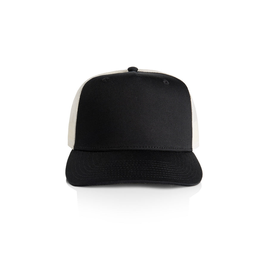 1110 stock contrast trucker black/ecru
