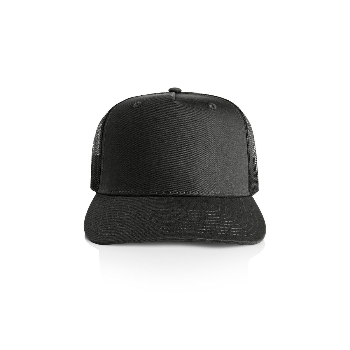 1110 stock contrast trucker coal/black