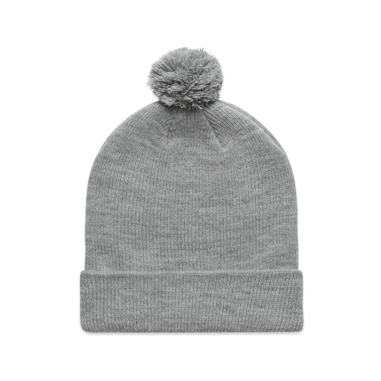 1124 pom pom beanie grey marle