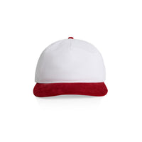 1159 class cord two tone cap white/cardinal