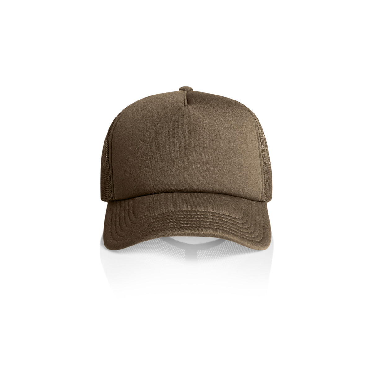 1161 frame foam trucker cap walnut