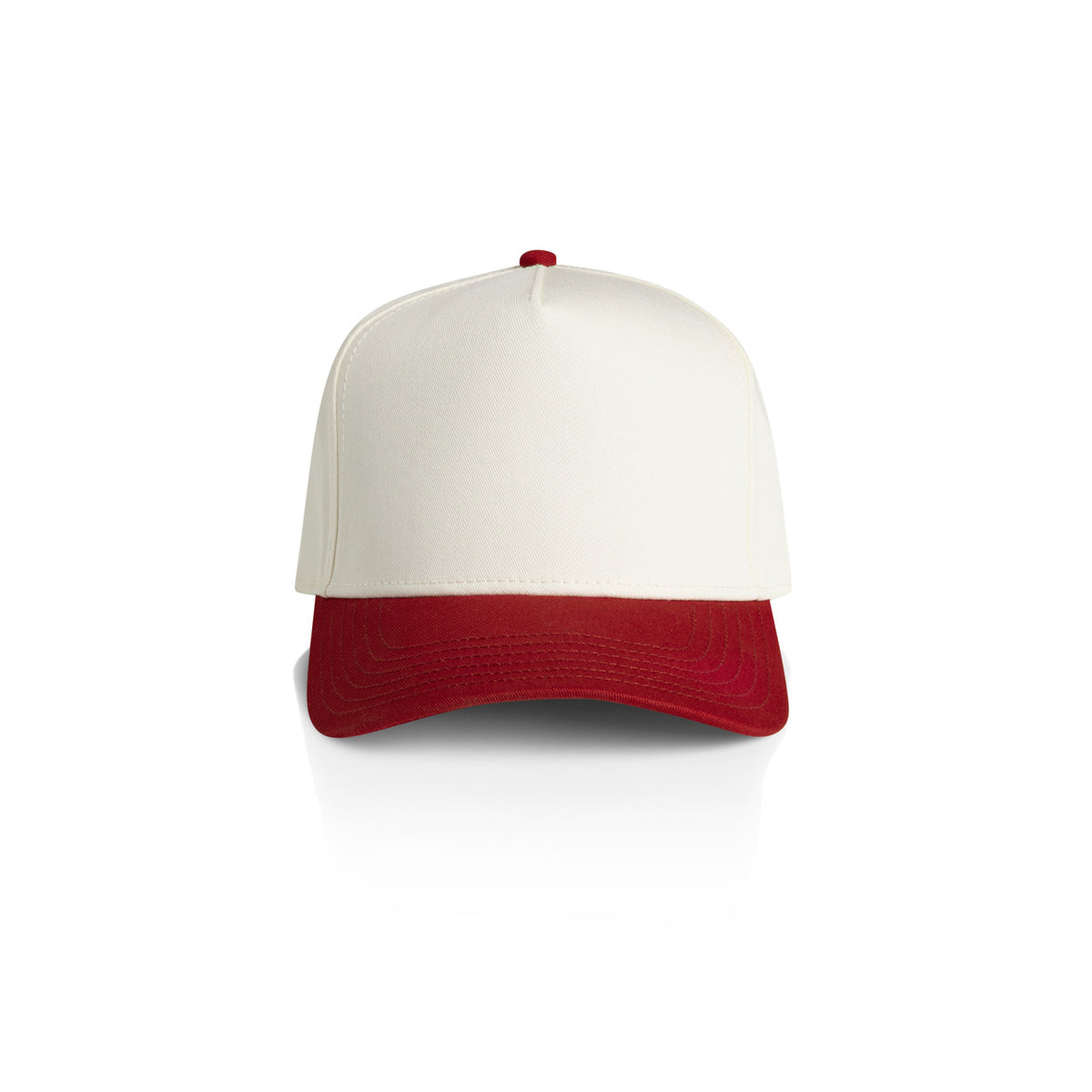 1165 frame two-tone cap natural/cardinal