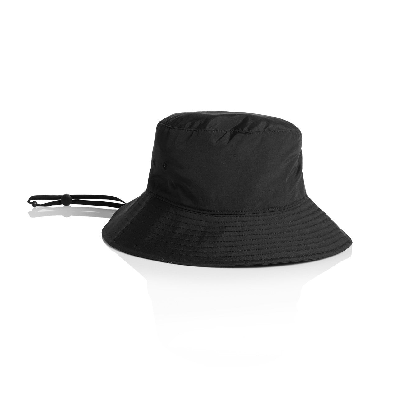 1174 nylon widebrim bucket hat black