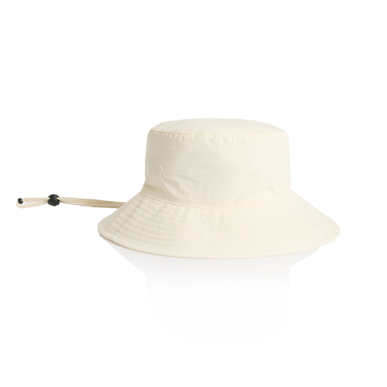 1174 nylon widebrim bucket hat ecru