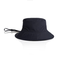 1174 nylon widebrim bucket hat navy