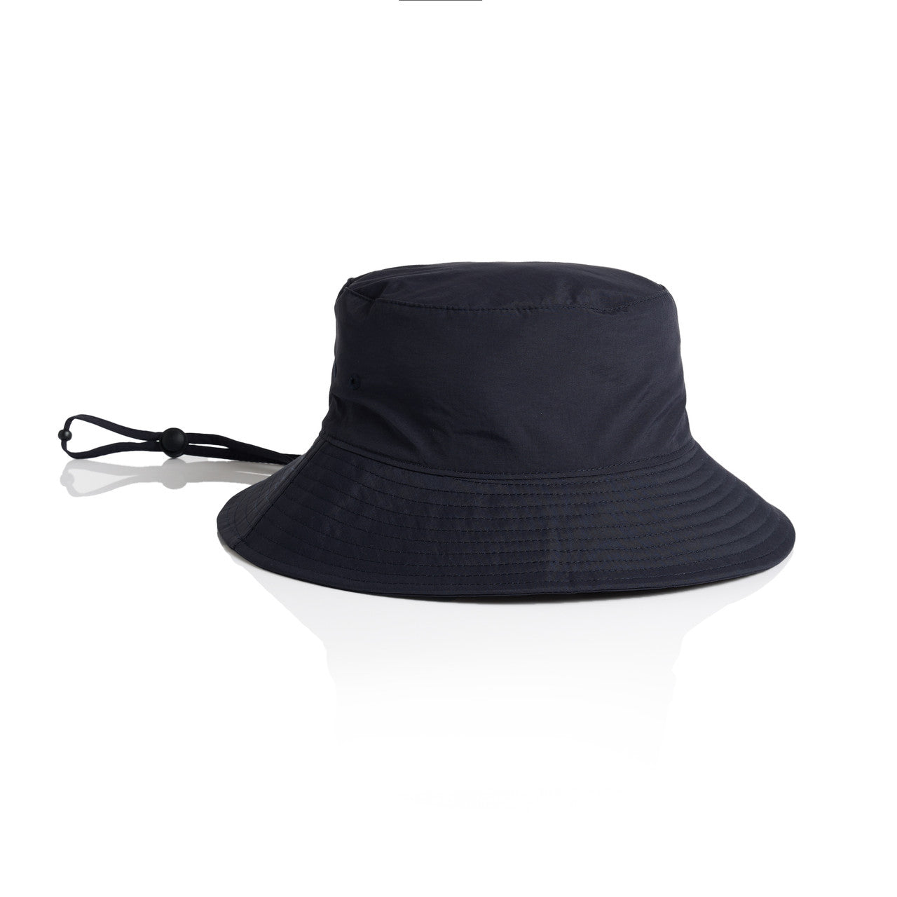 1174 nylon widebrim bucket hat navy