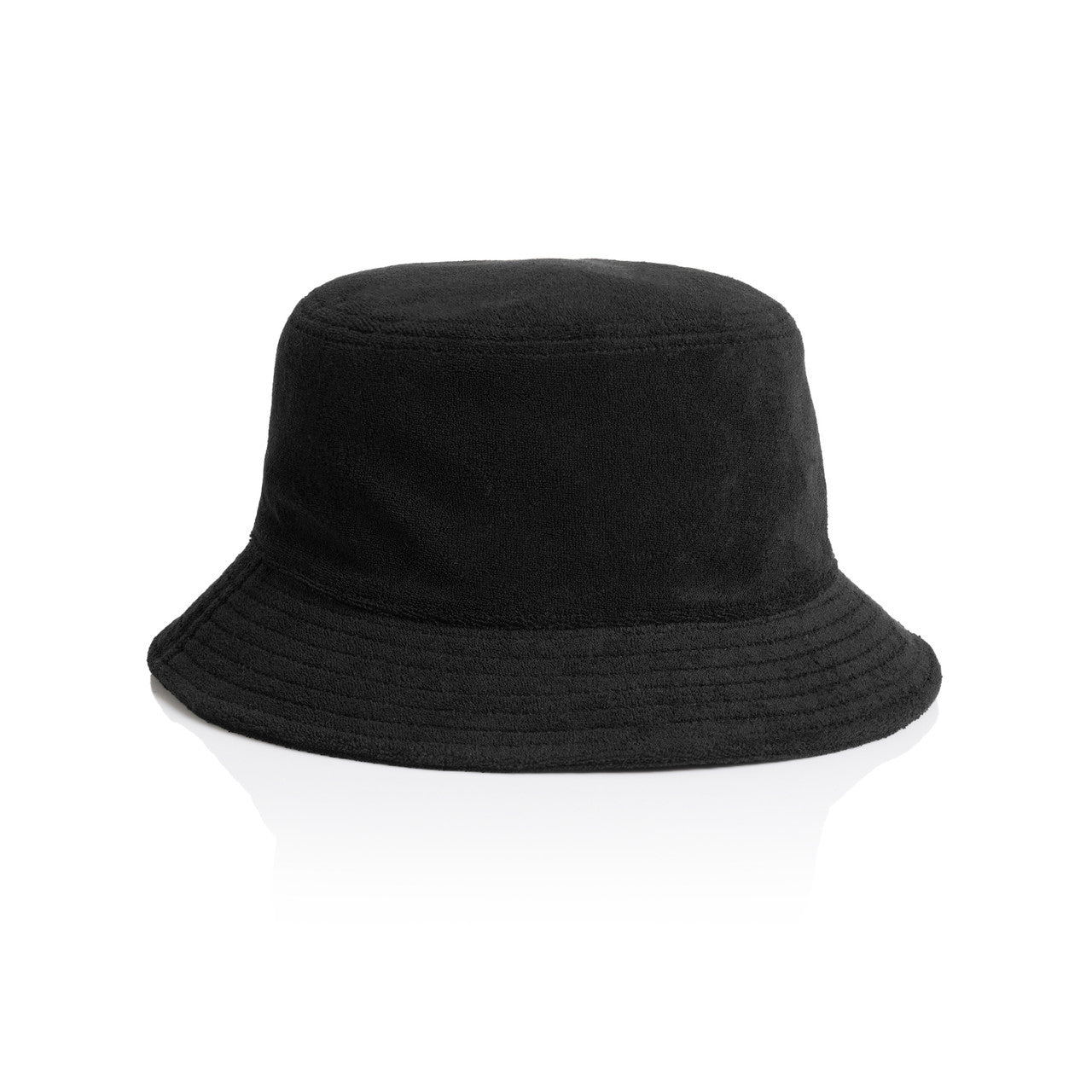 1175 terry bucket hat black