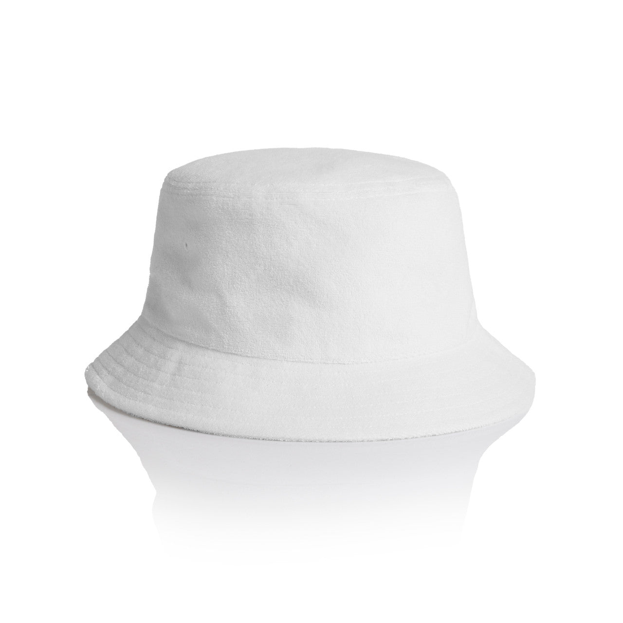 1175 terry bucket hat white