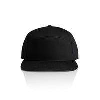 1184 stock 7-panel cap black