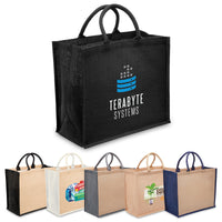 Eco Jute Tote with wide gusset