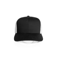 1191 mesh contrast trucker cap black/white
