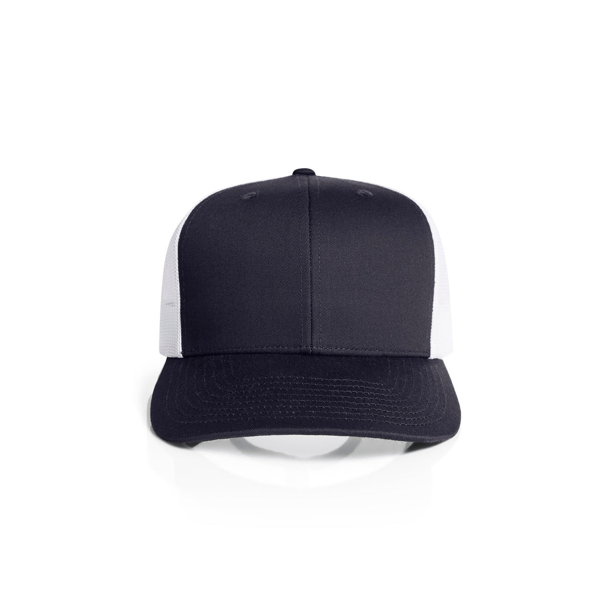 1191 mesh contrast trucker cap ink blue/white