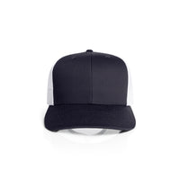 1191 mesh contrast trucker cap ink blue/white