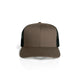 1191 mesh contrast trucker cap walnut/black