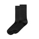 1203 wos rib socks (2pk) black