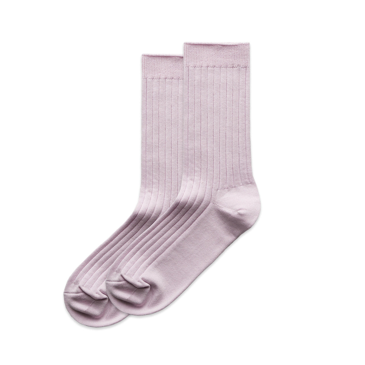 1203 wos rib socks (2pk) orchid