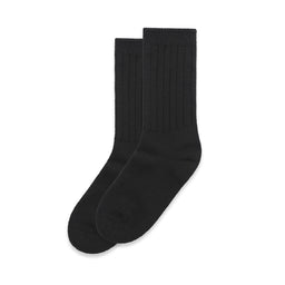 1214 knit socks (2 pk) black