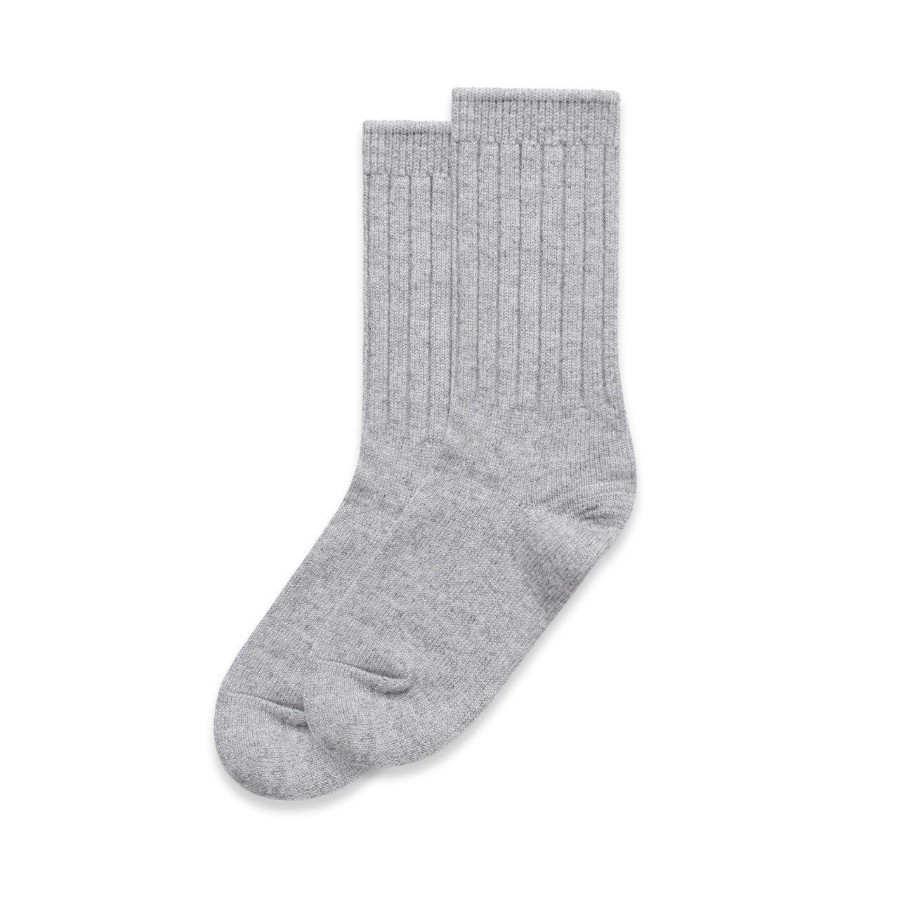 1214 knit socks (2 pk) grey marle