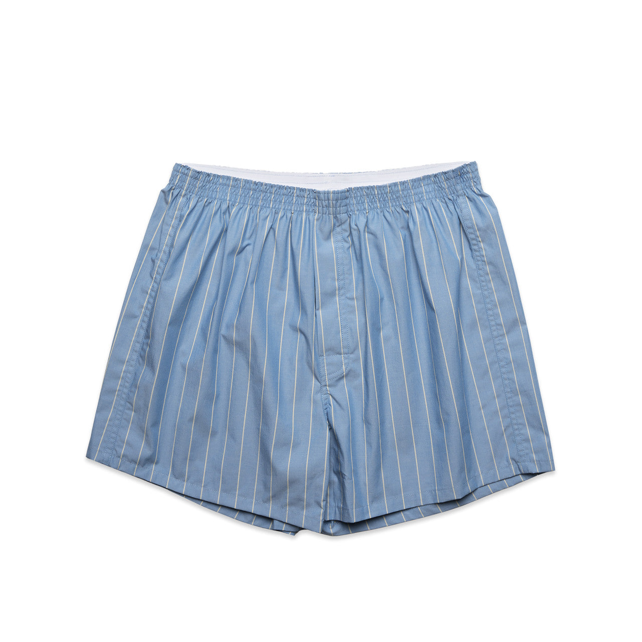 1216 boxer fine stripe shorts mid blue/natural