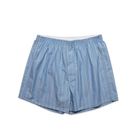 1216 boxer fine stripe shorts mid blue/natural