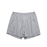 1216 boxer fine stripe shorts smoke/white
