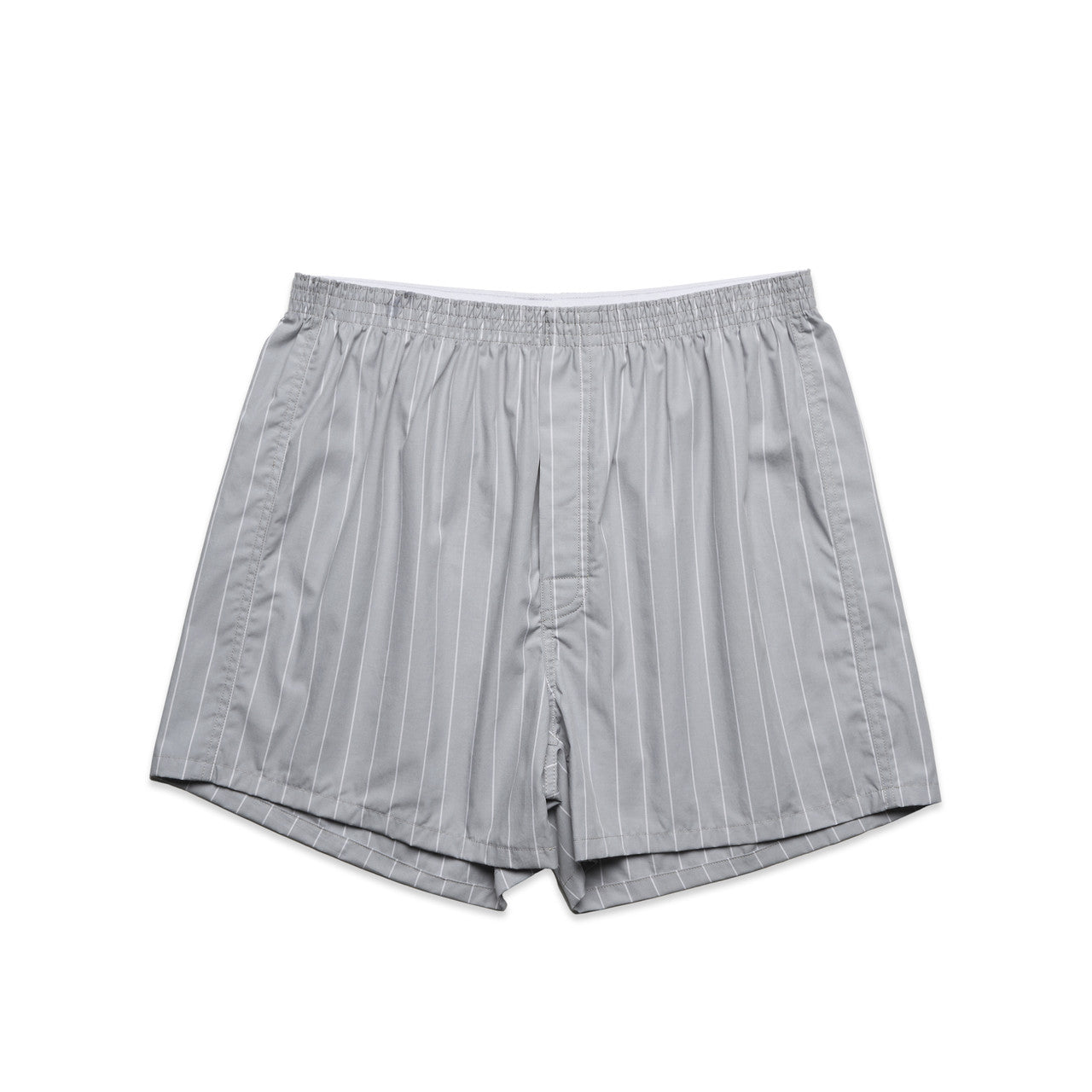 1216 boxer fine stripe shorts smoke/white