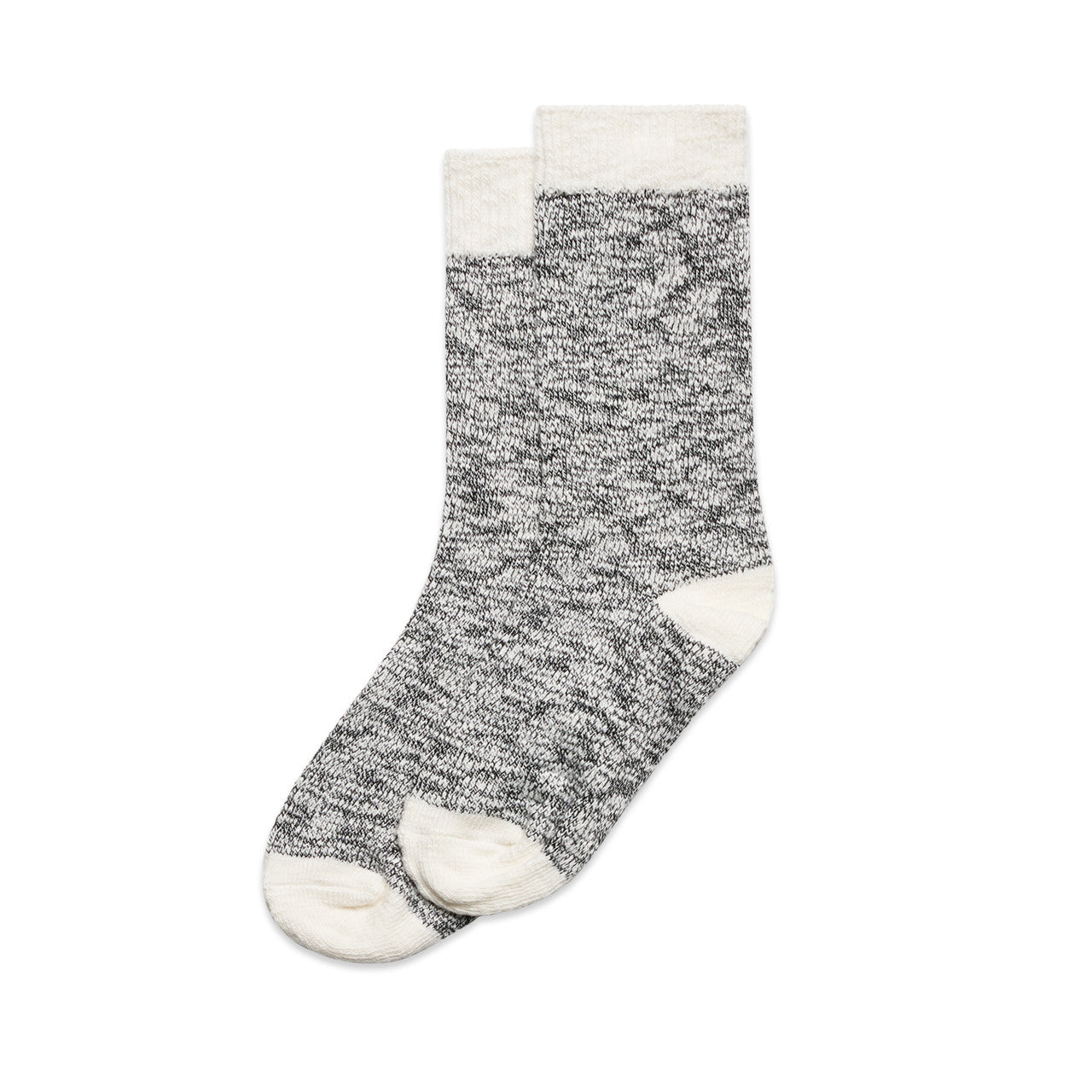 1217 slub socks (2pk) black/natural