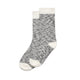 1217 slub socks (2pk) black/natural