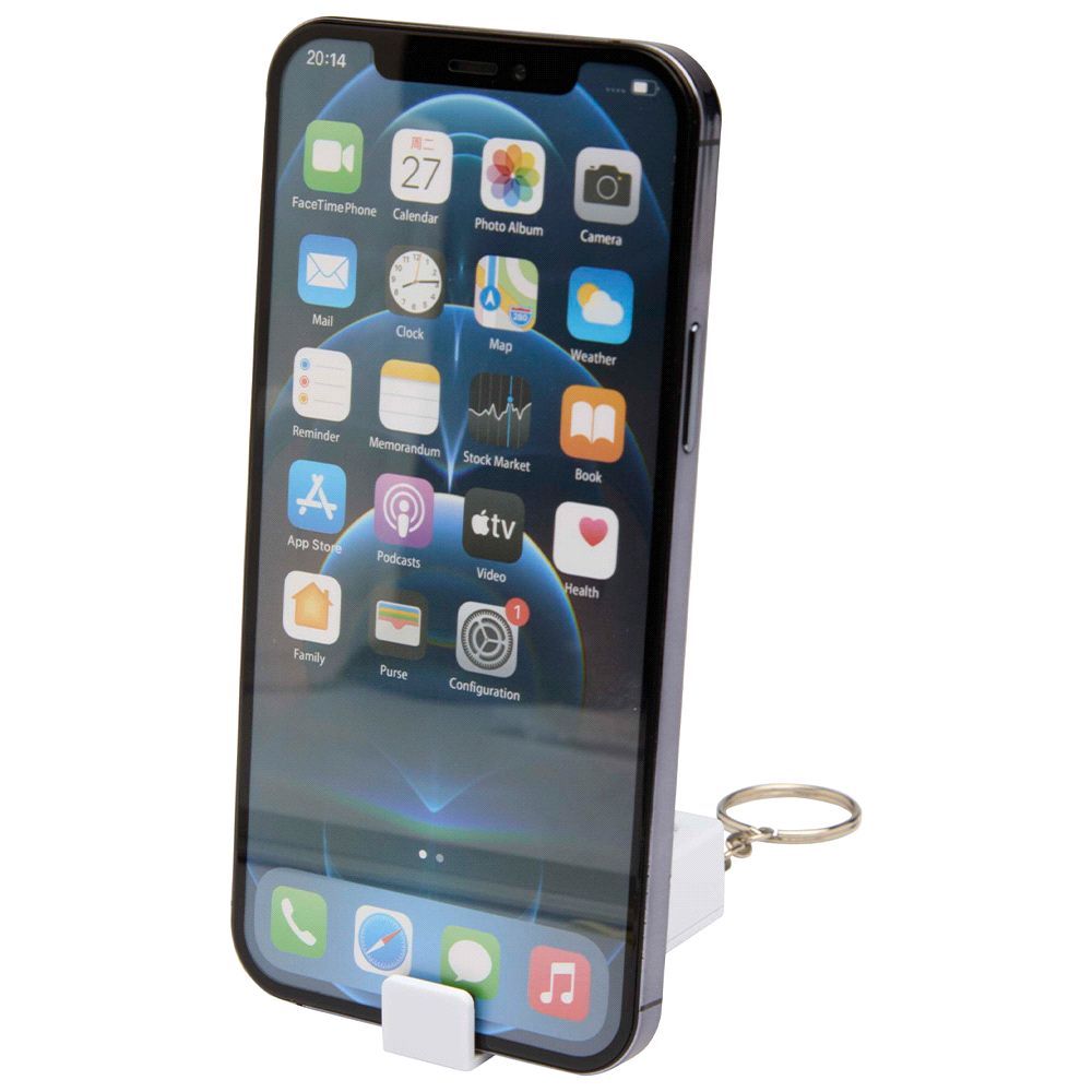 Aggia Recycled Plastic Phone Stand w/ Fidget Toy