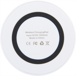 Freal Wireless Charging Pad, White/Solid Black