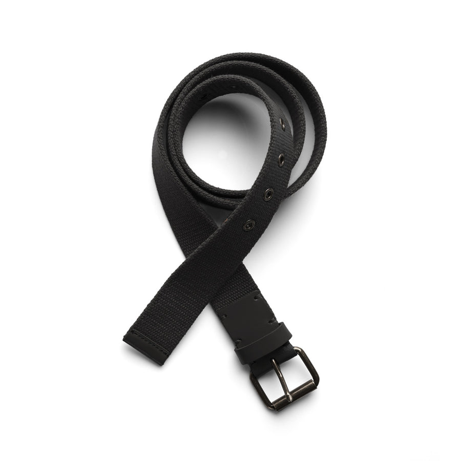 1406 cotton webbing belt black