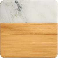 Marble & Bamboo Coaster