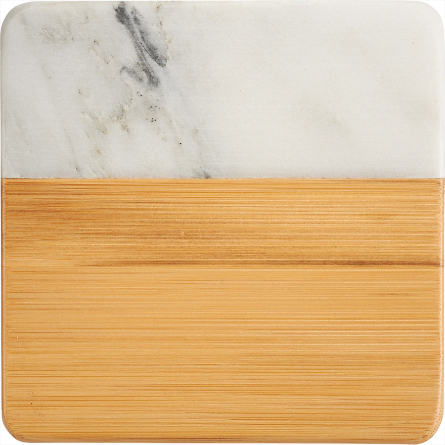 Marble & Bamboo Coaster