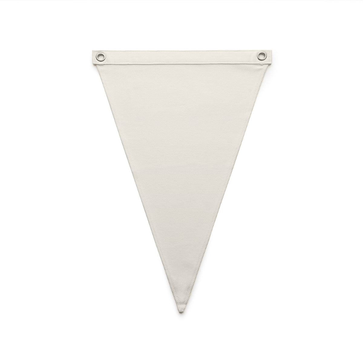 1513 canvas pennant flag cream