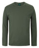 JB's L/S NON CUFF TEE BLACK - 2XS