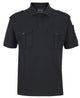JB's S/S 250 EPAULETTE POLO BLACK -XS