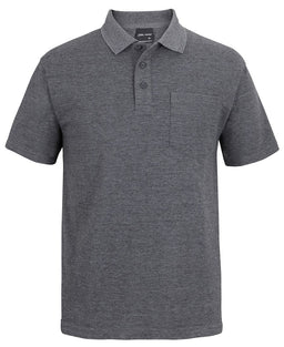 JB's 210 POCKET POLO CHARCOAL MARLE -S