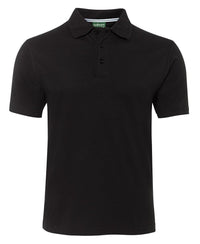 C of C JERSEY POLO BLACK -3XS