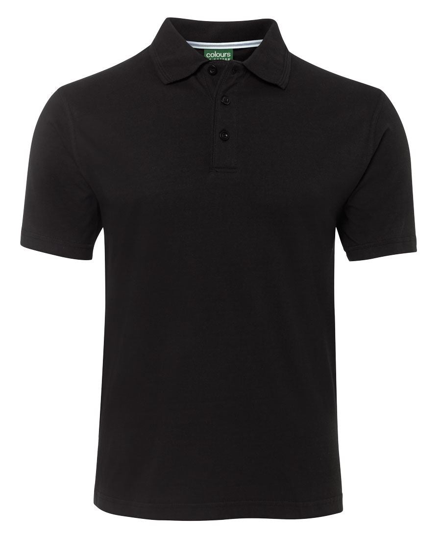 C of C JERSEY POLO BLACK -3XS