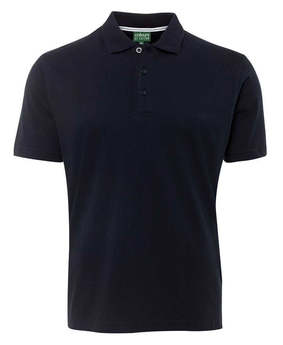 C of C JERSEY POLO BLACK -3XS