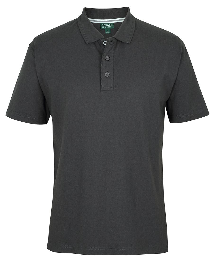 C of C JERSEY POLO BLACK -3XS
