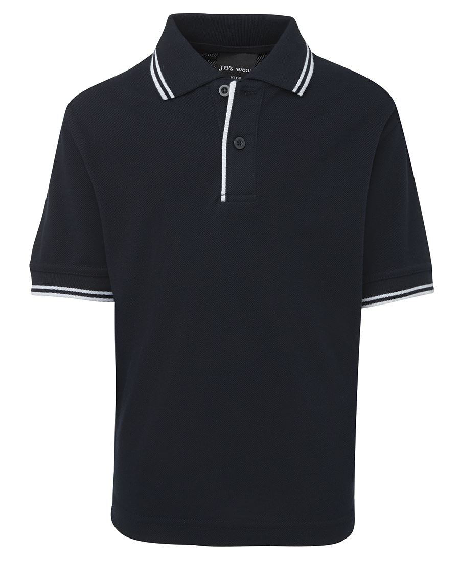 JB's KIDS CONTRAST POLO RED/NAVY