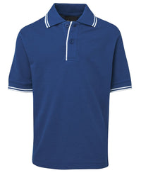 JB's KIDS CONTRAST POLO RED/NAVY