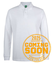 C of C L/S 320G POPCORN COTTON POLO BLACK - 3XS